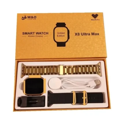 Buy X8 Ultra Max Gold Edition smart watch at best price in Pakistan | Rhizmall.pk