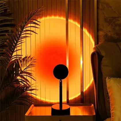 Buy sunset lamp atmospheric light with different effects at best price in Pakistan| Rhizmall.pk