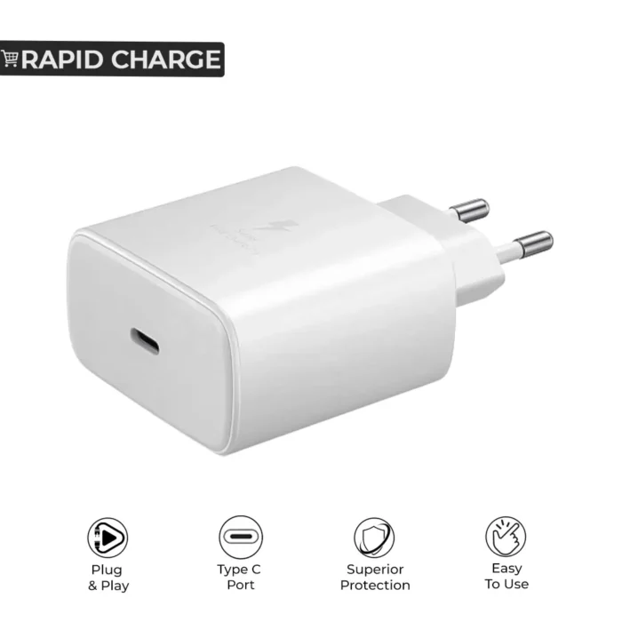 Buy 45W Fast charger at best price in Pakistan | RHizmall.pk