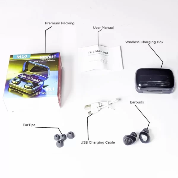 buy m10 wireless earbuds at best price in Pakistan| Rhizall.pk
