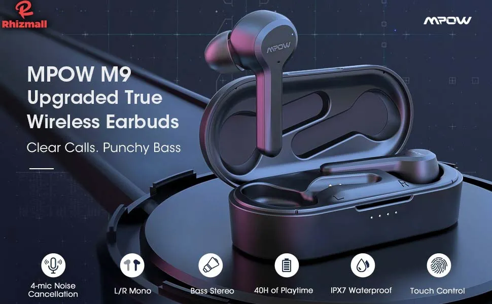 Buy M9 wireless earbuds at best price in Pakistan | Rhizmall.pk