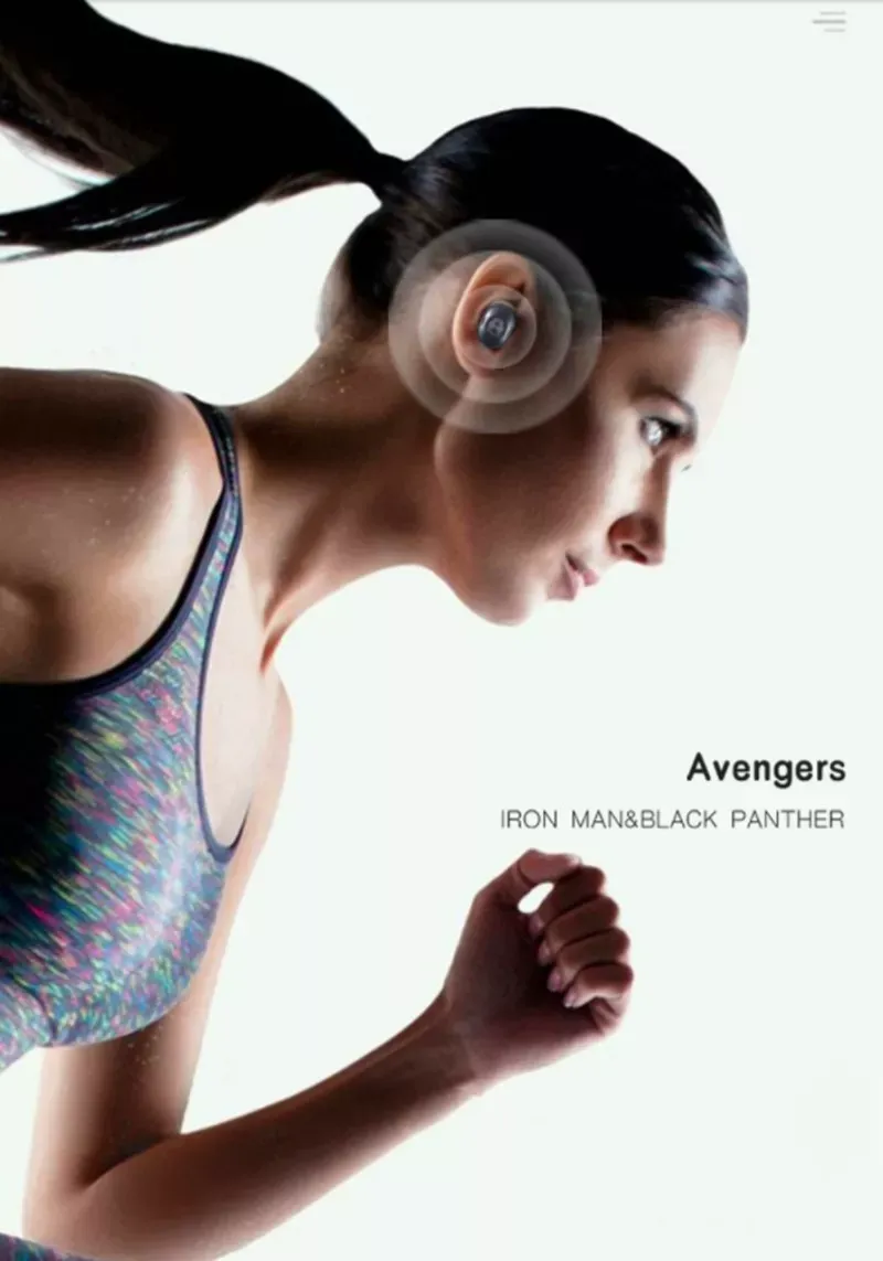 Buy Avengers TWS True wireless Bluetooth 5.0 headset Iron Man Captain America Panther stereo earphones at best price | RHizmall.pk