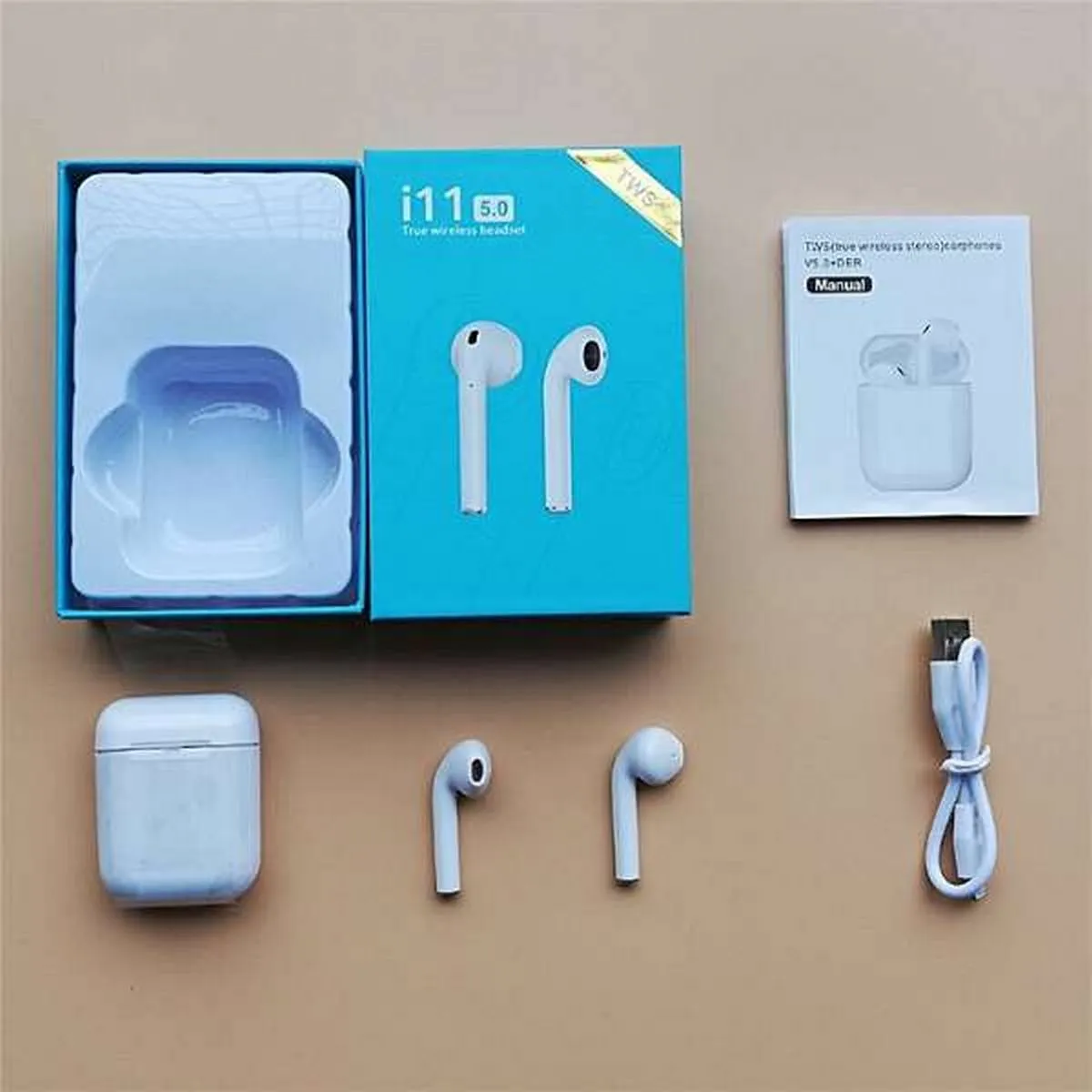 Buy I11 TWS Touch Wireless Earphones Bluetooth Earbuds Stereo Headset Headphone at best price in Pakistan | Rhizmall.pk