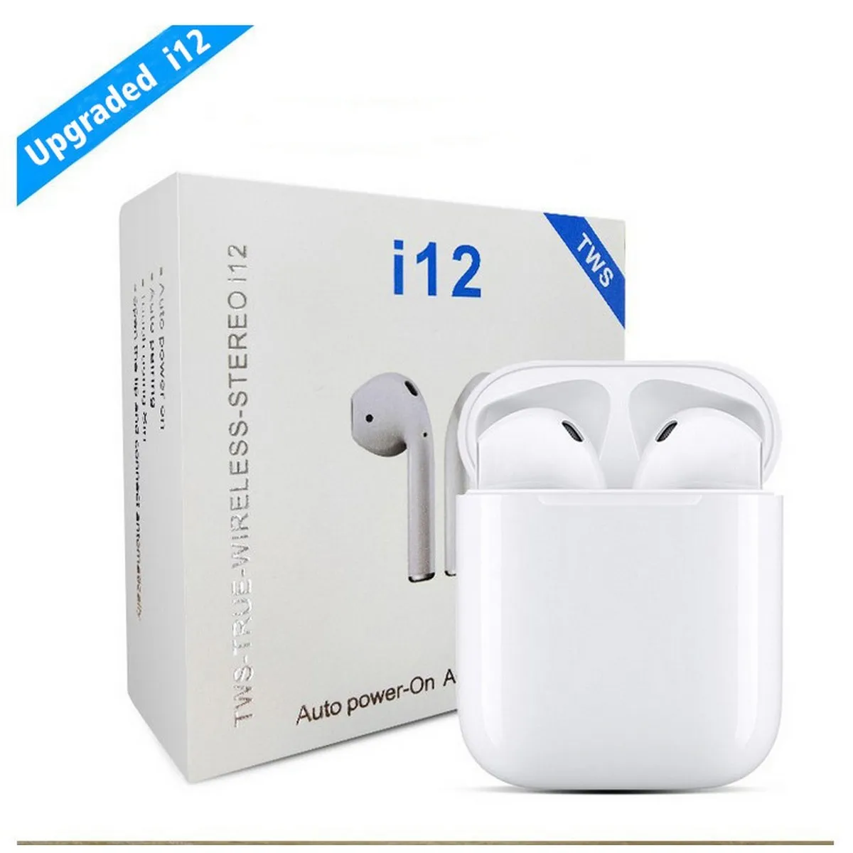 Buy I12 Tws Wireless Bluetooth 5.0 Stereo Earphone Touch Control Headphones at best price in Pakistan | Rhizmall.pk