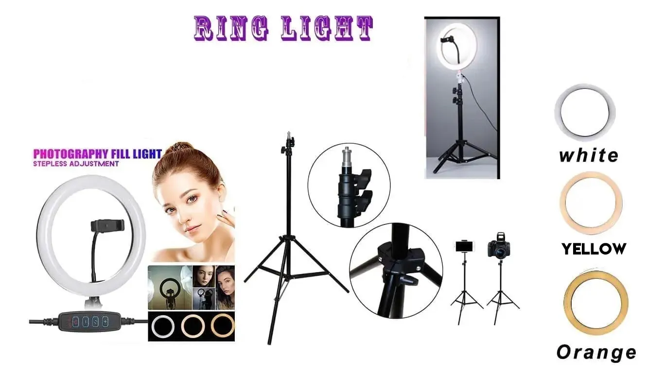 Best LED Ring Lights With Rotatable Tripod Stand