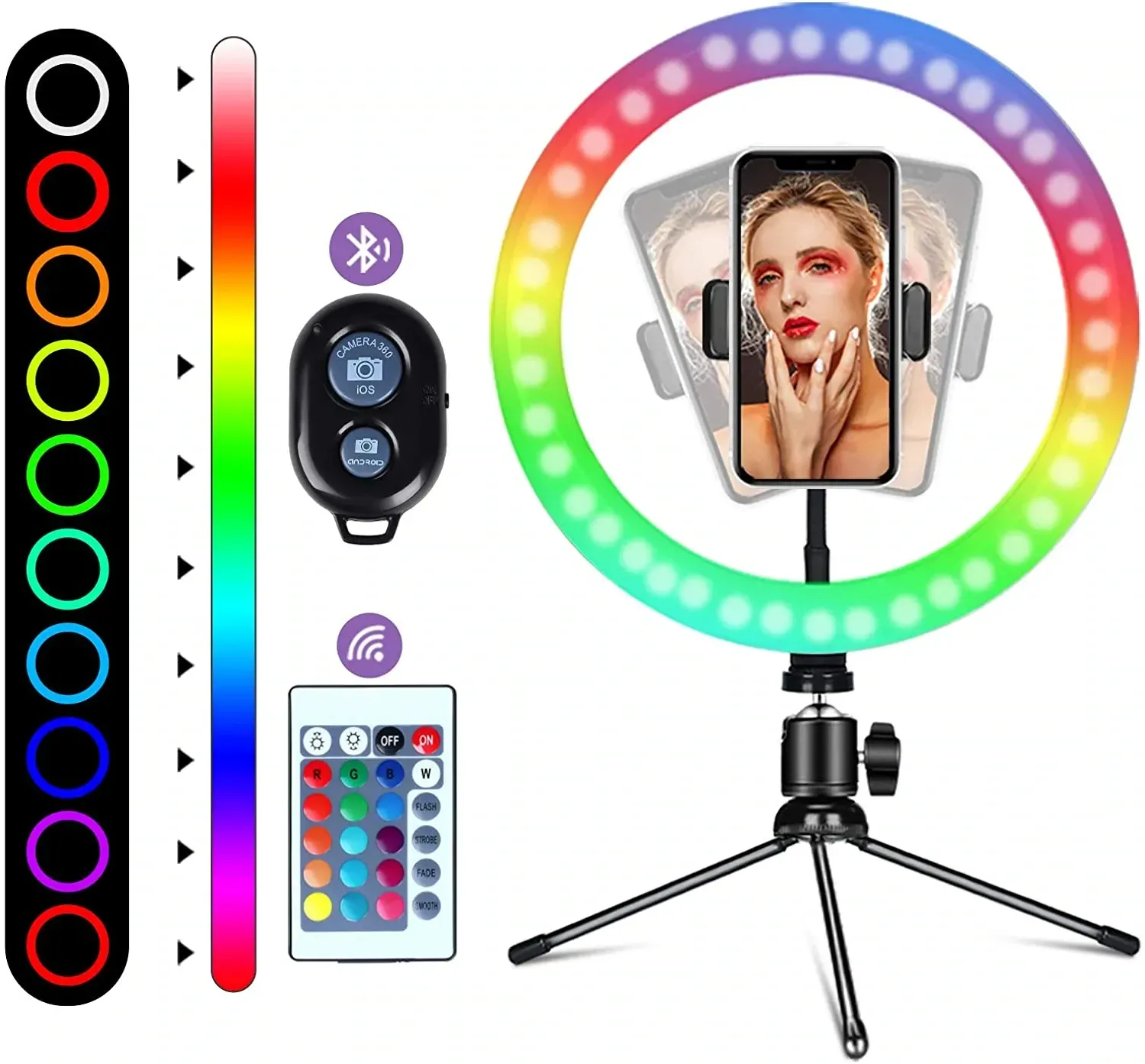 RGB LED Multi Colors Ring Light