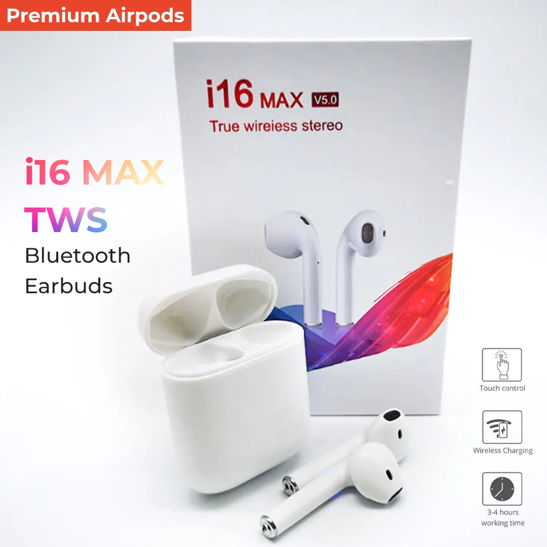 Buy i16 wireless earbuds at best price in Pakistan | Rhizmall.pk