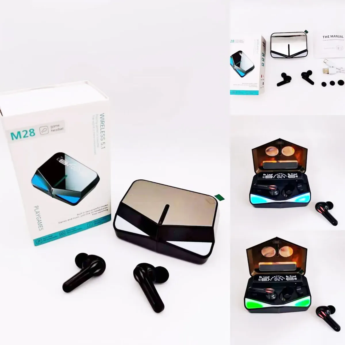 Buy M28 Wireless Gaming Earbuds at best price in Pakistan | RHizmall.pk