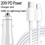 Buy 20W USB Lighting Car Charger With Cable at best price | Rhizmall.pk