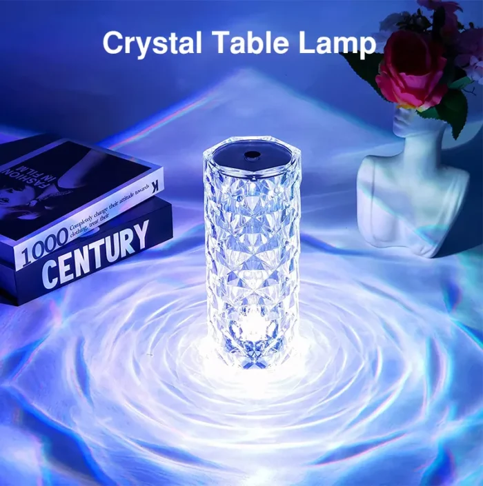 Buy Rose Diamond Table Lamp with Remote Control at best price in Pakistan | Rhizmall.pk