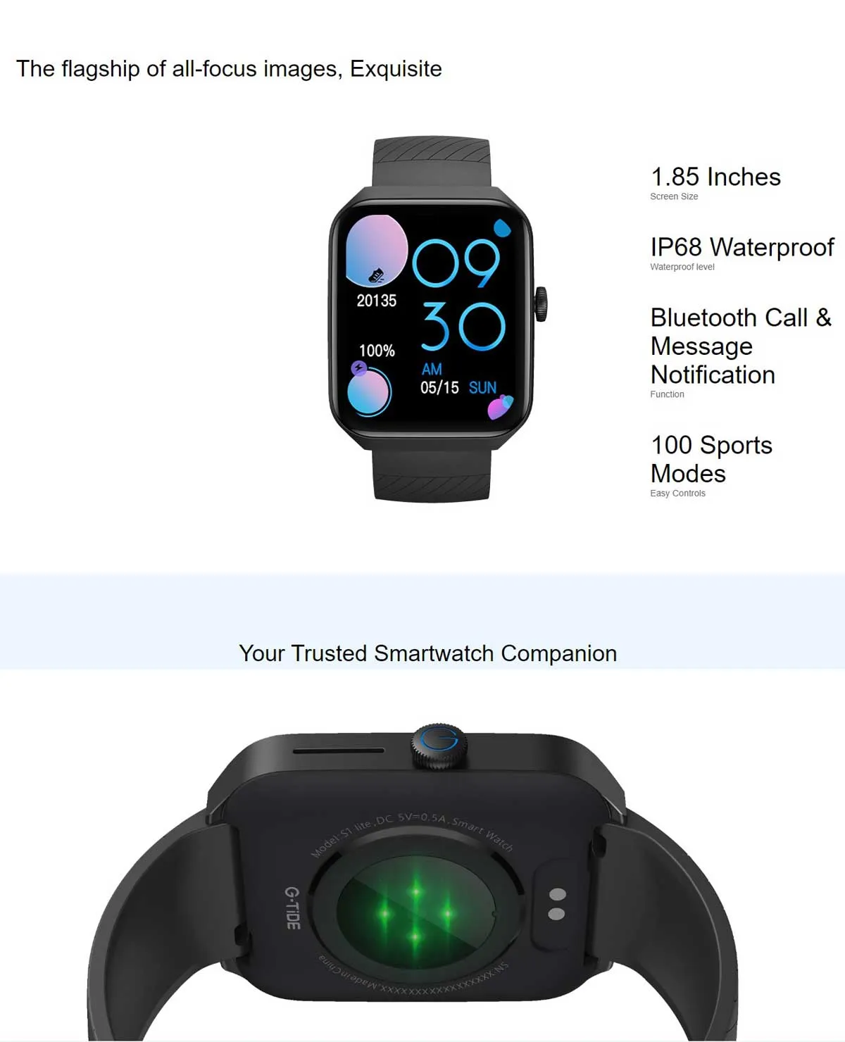 Buy G tide S1 lite smart watch at best price in Pakistan | Rhizmall.pk