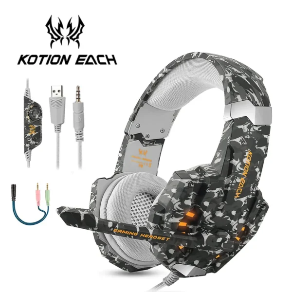 Buy KOTION Each Camouflage G9600 Gaming Headset | Rhizmall.pk