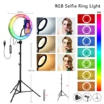 Buy rgb 26cm MJ26 Ring light Available at bets price In pakistan