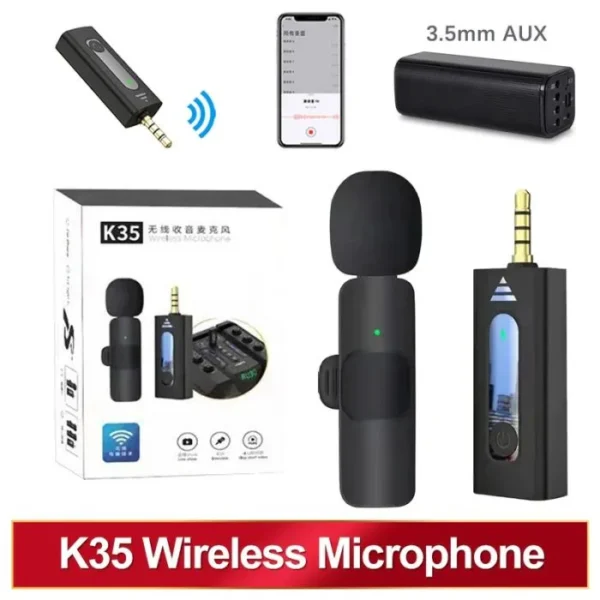 Buy K35 wireless Microphone available at best price in Pakistan at Rhizmall.pk