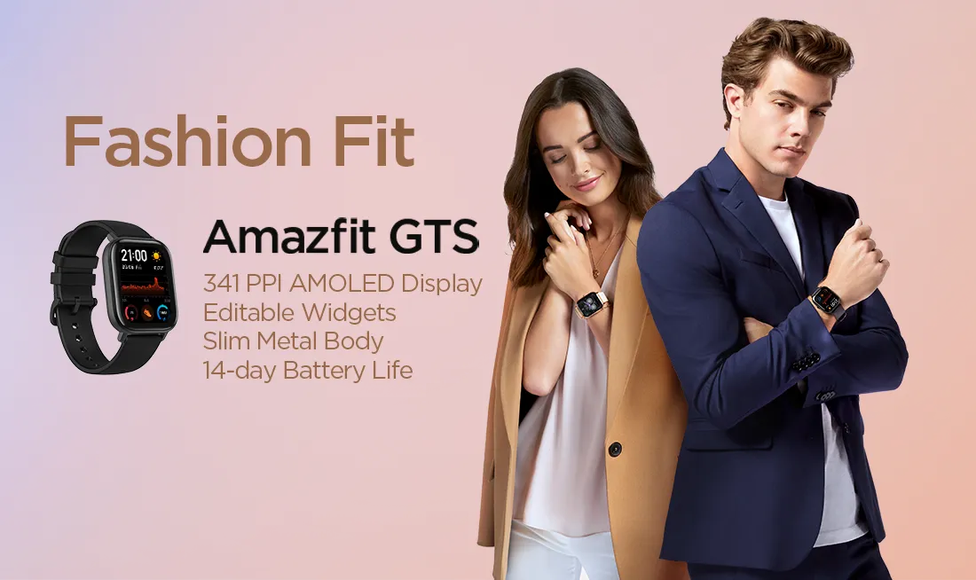 Buy Amazfit GTS Smart Watch at best price in Pakistan | Rhizmall.pk