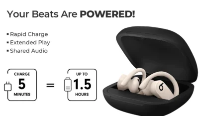 powerbeats pro, power beats, quick charge, extended playtime, earbuds, wireless earbuds, bluetooehearbuds