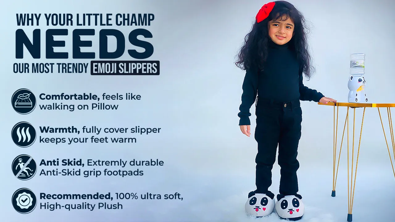 Buy Kids Emoji Slippers at best price in Pakistan | Rhizmall.pk