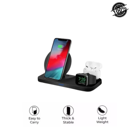 Buy 3 in 1 Fast Charging Station at best price in Pakistan | Rhizmall.pk