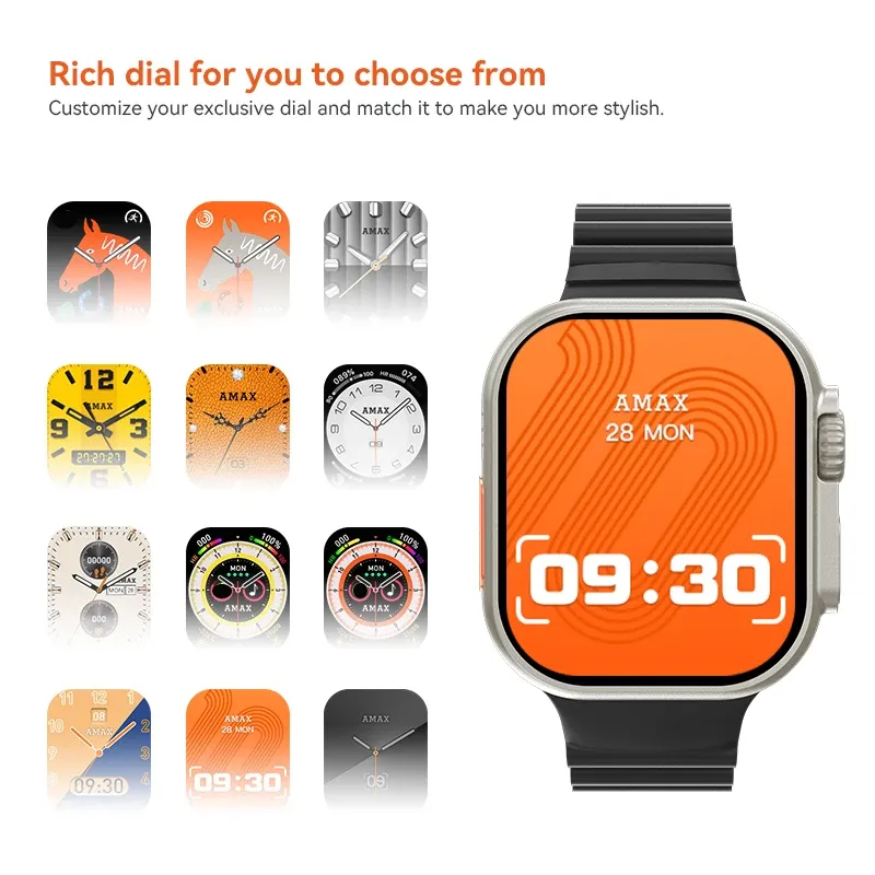 Buy Amax 9 Ultra Max Smart Watch at best price in Pakistan | Rhizmall.pk
