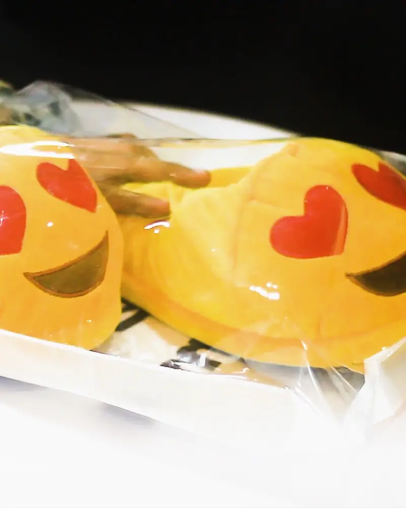 Buy Valentine Day Special Emoji Slippers package at best price in Pakistan | Rhizmall.pk