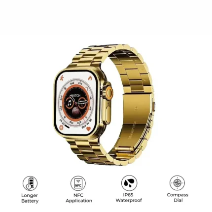 Buy HK9 Ultra Gold 2 in 1 Smart Watch at best price in Pakistan | Rhizmall.pk
