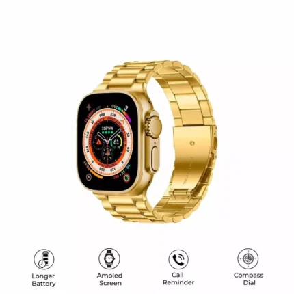 Buy X8 Ultra Max Gold Edition Smart Watch at best price in Pakistan | Rhizmall.pk