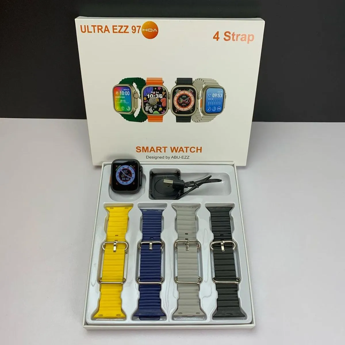 Buy EZZ 97 Ultra 4 In 1 Smart Watch at best price in Pakistan | Rhizmall.pk
