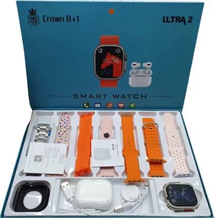 Buy Crown 8 in 1 Ultra 2 Smart Watch at best price in Pakistan | Rhizmall.pk
